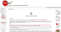 Desktop Screenshot of bibliosan.it