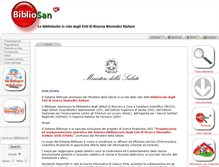 Tablet Screenshot of bibliosan.it